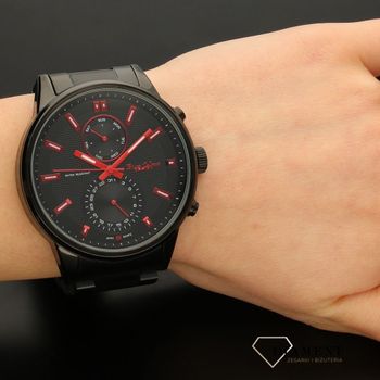 Zegarek męski Bruno BC2875 BLACK z  czerwonymi wskazówkami (5).jpg